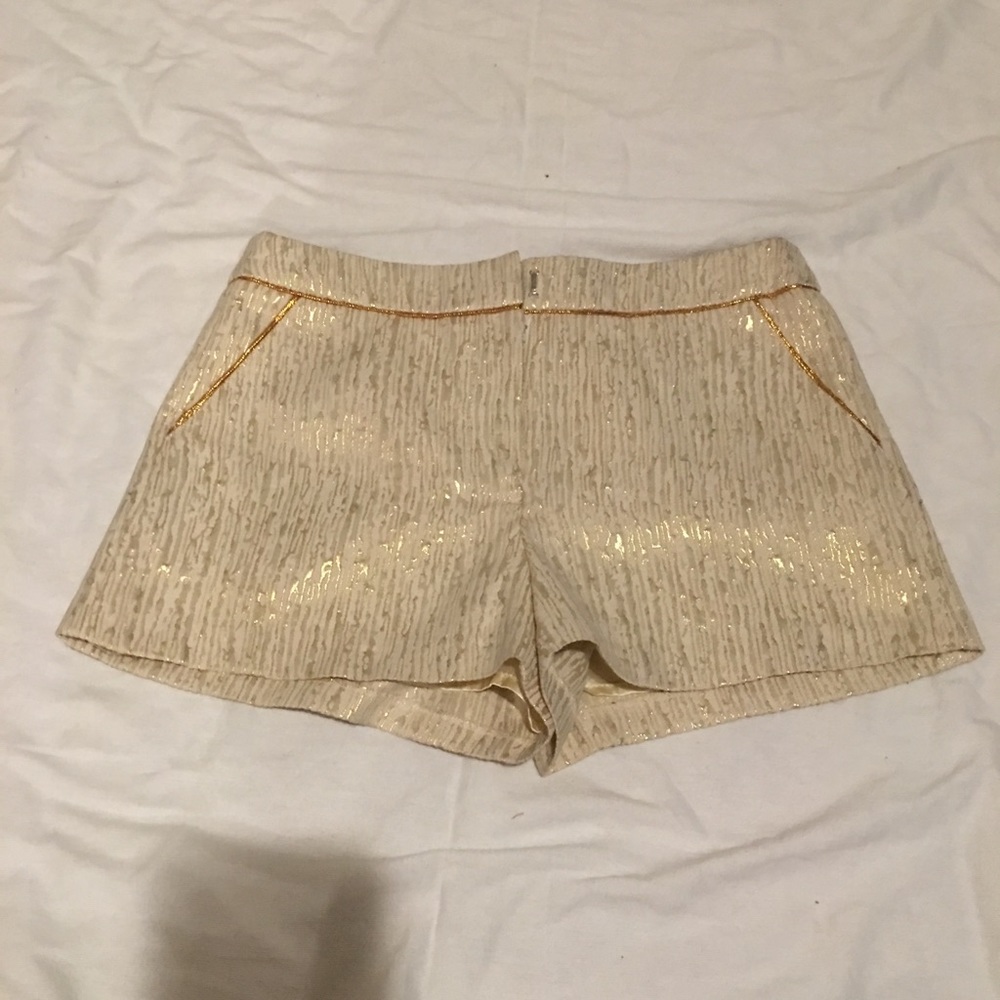 Gold forever 21 shorts